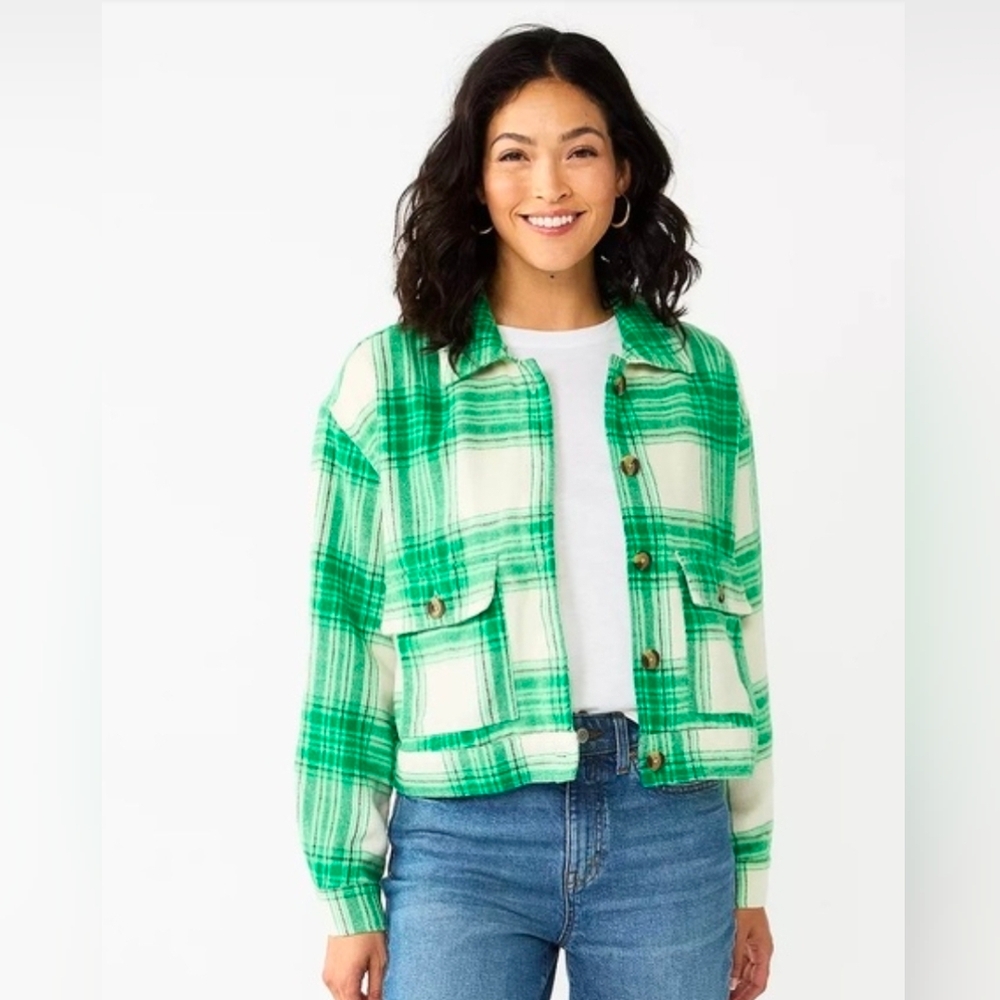 Sonoma Goods For Life Plaid Shacket
